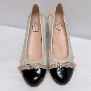 AGL Monika Cap Toe Ballet Flat